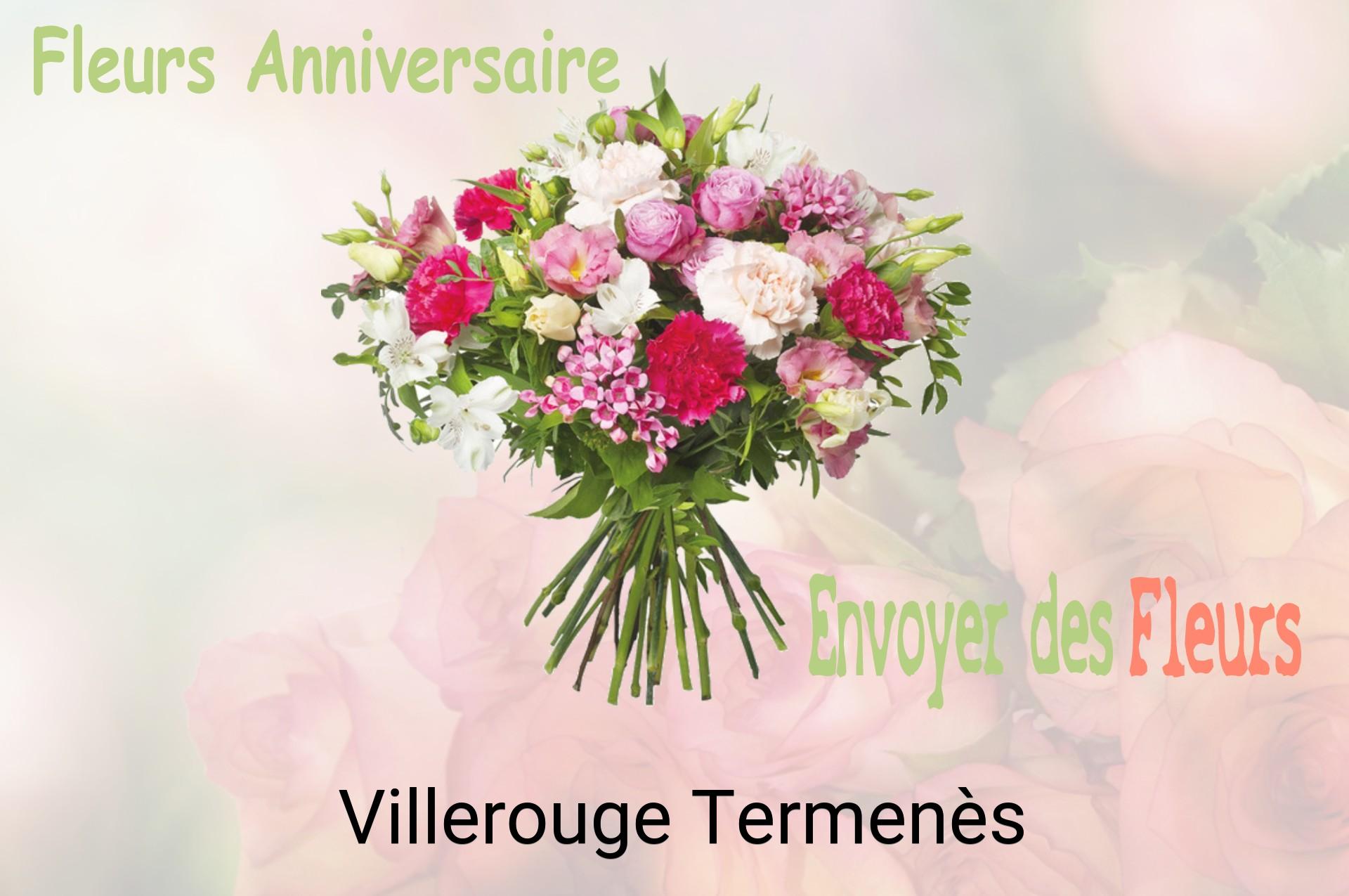 Bouquet de fleurs d’anniversaire livré à Villerouge-Termenès